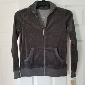 NWT Michael Kors track jacket zip-up. Grey- sz PS